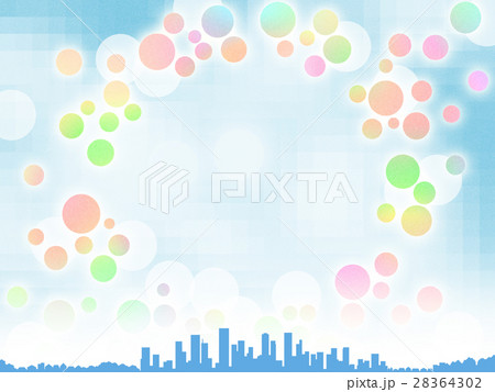街並みと水玉模様 28364302