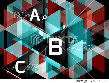 Vector infographic triangles Vector infographic triangles 28364826