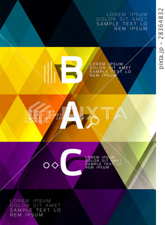 Vector infographic triangles Vector infographic triangles 28364832