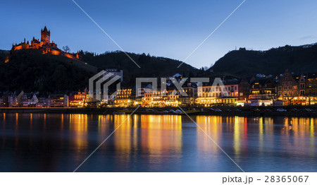 Cochem at the  Mossele at Night 28365067