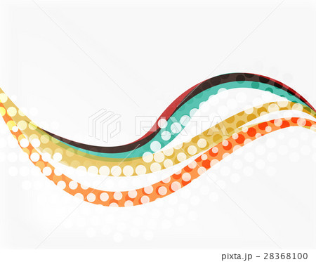 Vector abstract wave lines background 28368100