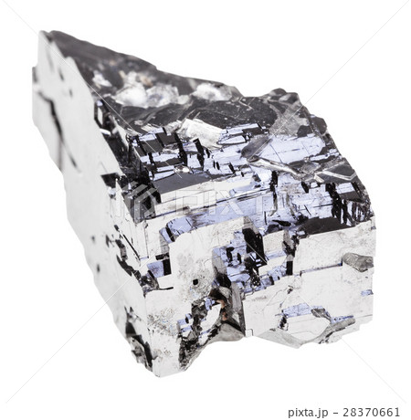 natural Galena stone isolated 28370661