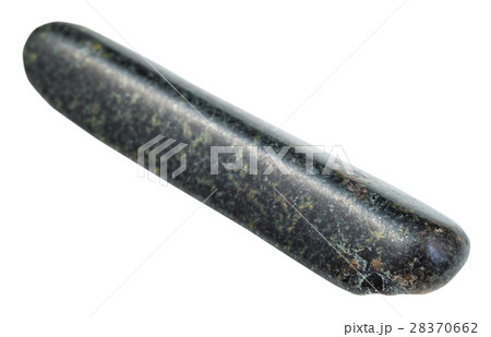 polished tholeiite stone isolated on white 28370662