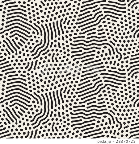 Organic Irregular Rounded Lines. Vector Seamless Organic Irregular Rounded Lines. Vector Seamless 28370725