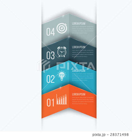 Business project template with arrows 28371498