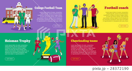 Set of Banners of Players, Coaches, Trophy, Girls Set of Banners of Players, Coaches, Trophy, Girls 28372190