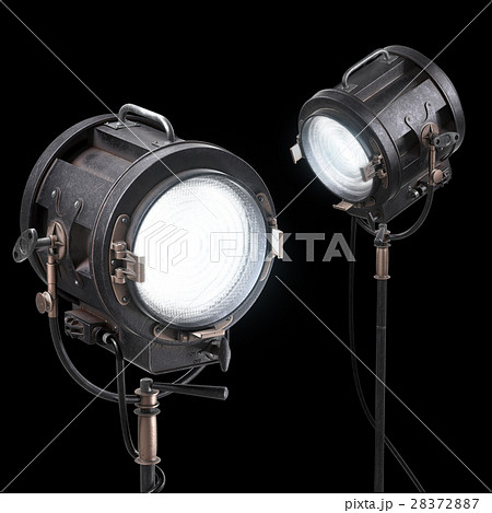 Vintage 3d Theater Spotlight or Movie Studio Light Vintage 3d Theater Spotlight or Movie Studio Light 28372887