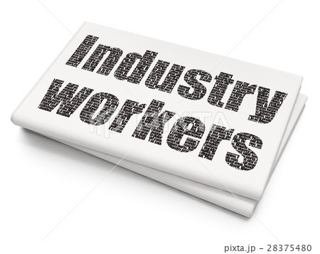 Manufacuring concept: Industry Workers on Blank Manufacuring concept: Industry Workers on Blank 28375480