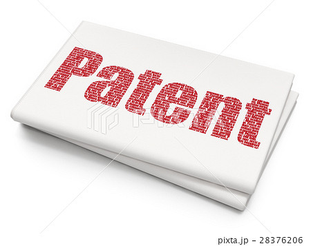 Law concept: Patent on Blank Newspaper background 28376206
