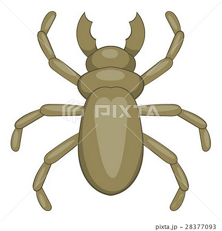 Beetle woodworm icon, cartoon style Beetle woodworm icon, cartoon style 28377093