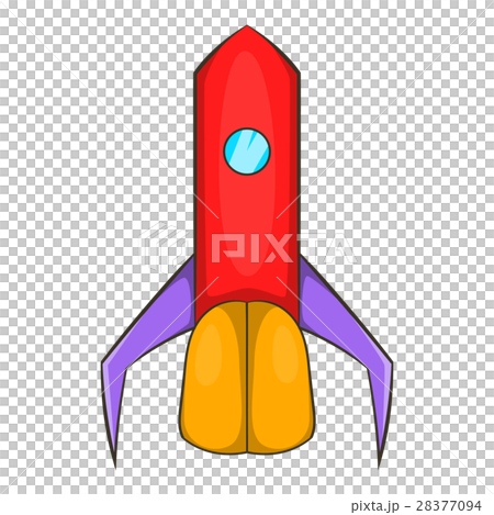 Space rocket for fly icon, cartoon style Space rocket for fly icon, cartoon style 28377094