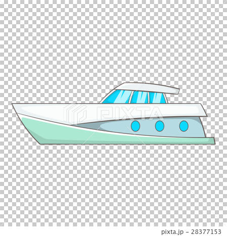 Big yacht icon, cartoon style - Stock Illustration [28377153] - PIXTA