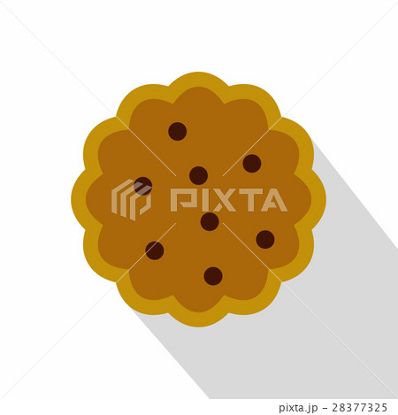 Cookies icon, flat style 28377325