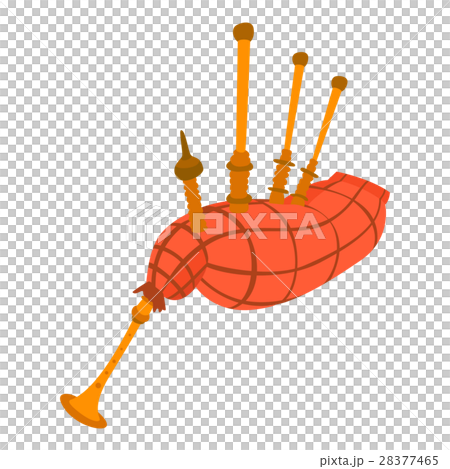 Bagpipes icon, Cartoon style 28377465