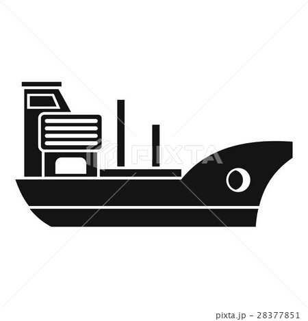 Marine ship icon, simple style Marine ship icon, simple style 28377851