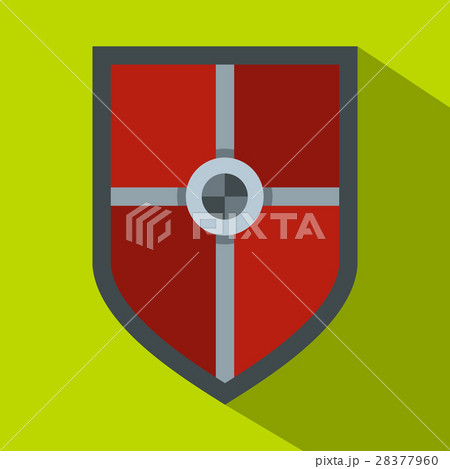 Shield for fight icon, flat style 28377960