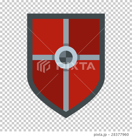 Shield for fight icon, flat style 28377960