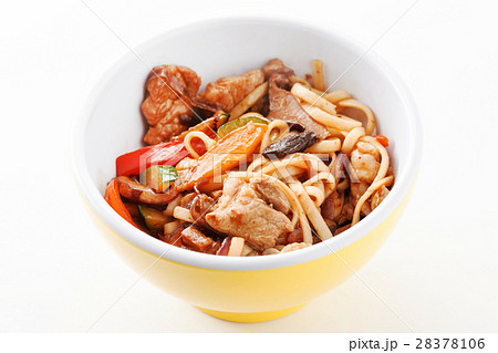 noodle with meat and vegetables noodle with meat and vegetables 28378106