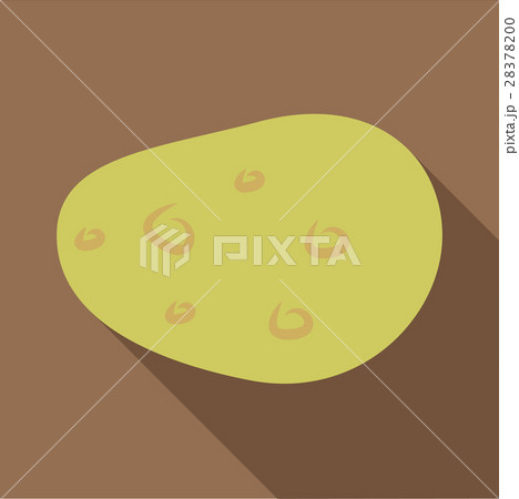 Fresh potato icon, flat style Fresh potato icon, flat style 28378200