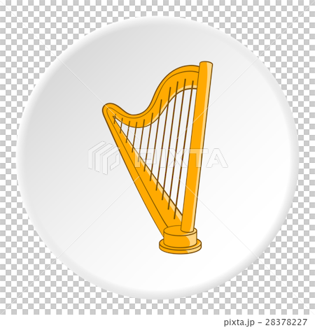 Harp icon, cartoon style Harp icon, cartoon style 28378227