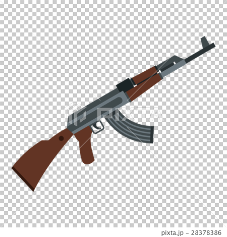 Akm icon, flat style 28378386