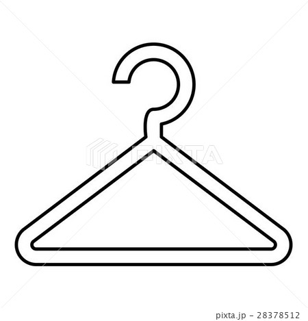 Hanger icon, outline style 28378512