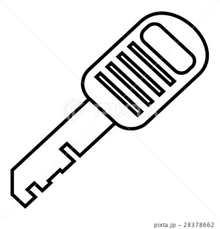 Key to race cars icon, outline styleのイラスト素材 [28378662] - PIXTA