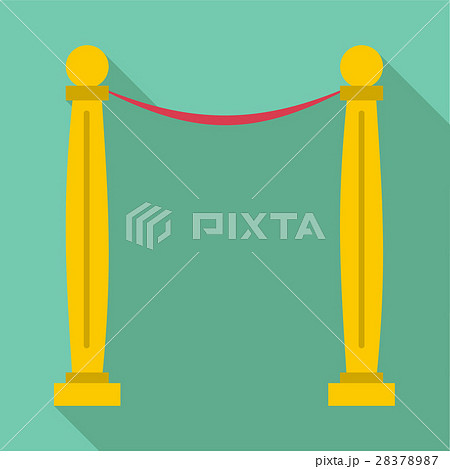 Two pillars icon, flat style 28378987