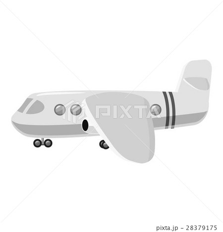 Airplane icon, gray monochrome style Airplane icon, gray monochrome style 28379175
