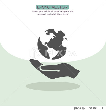 Pictograph of globe Pictograph of globe 28381381