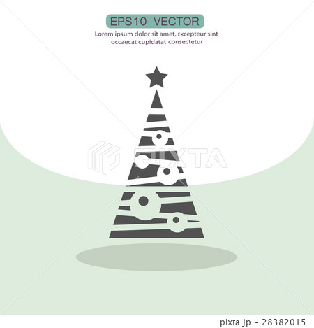 Pictograph of christmas tree 28382015