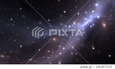 Space nebula. Illustration 28387255