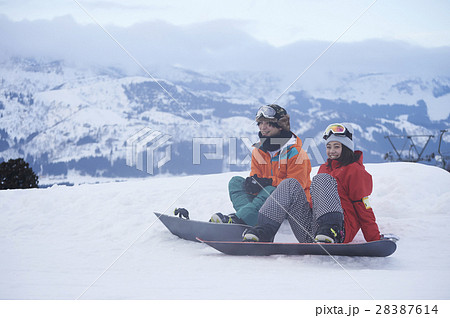 スキー場 カップル スキー場 カップル 28387614