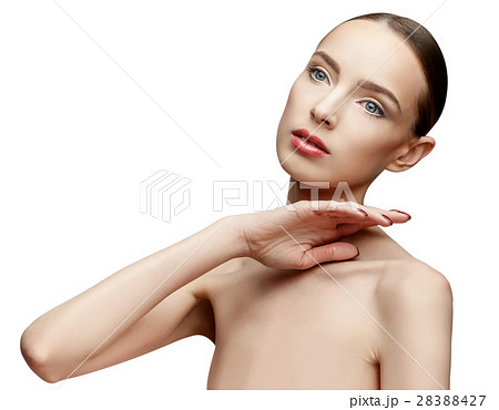 Beautiful Woman with Clean Fresh Skin Beautiful Woman with Clean Fresh Skin 28388427