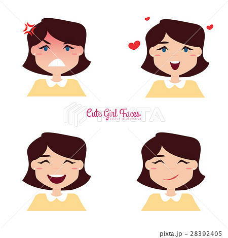 girl Expression Faces 28392405