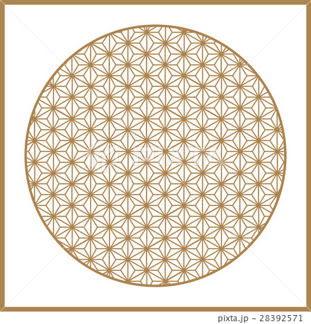 Japanese Gold background and pattern. Kumiko style Japanese Gold background and pattern. Kumiko style 28392571