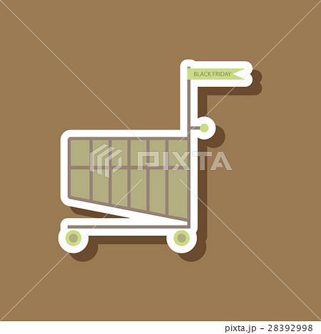 fashion patch, sale sticker Shopping Cart black 28392998