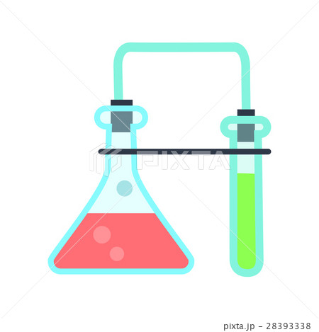 laboratory Glassware Illustration in Flat Style laboratory Glassware Illustration in Flat Style 28393338