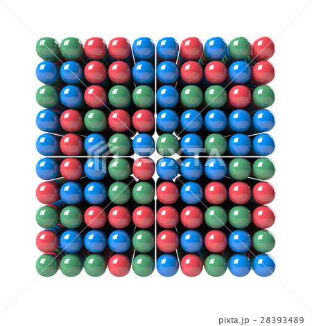 並んだRGBの球, ボール 28393489