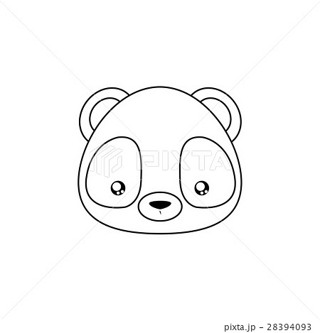 Panda Drawing Face 28394093