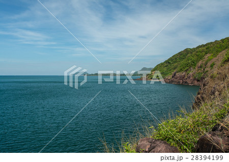 mountain at  Kung-krabaen beach 28394199