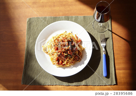 パスタ食事　一人メシ 28395686