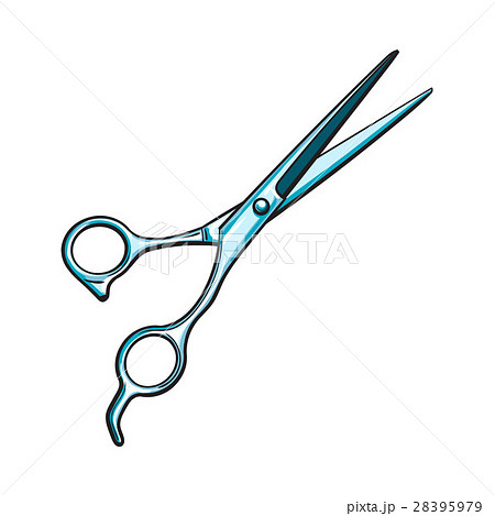 Stainless steel professional hairdresser scissors 28395979
