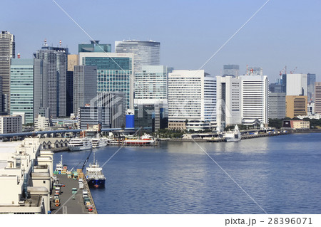 東京の街並み 芝浦ふ頭、日の出桟橋 東京の街並み 芝浦ふ頭、日の出桟橋 28396071