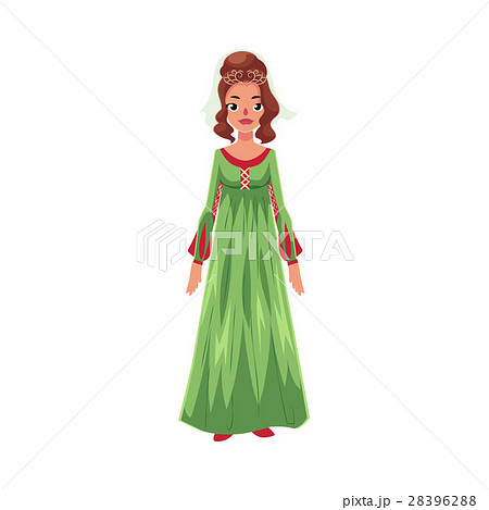 Portrait of Italian woman in Renaissance high 28396288