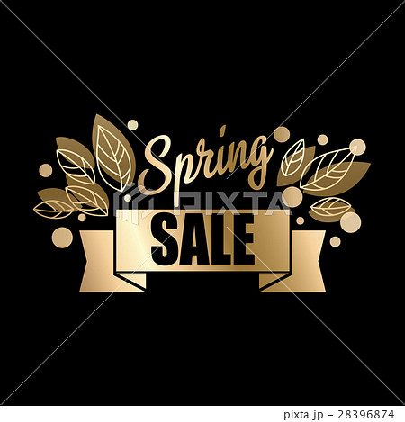 Golden spring design. Vector illustration. Big 28396874