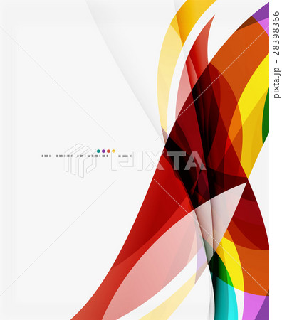 Colorful geometric wave abstract background 28398366