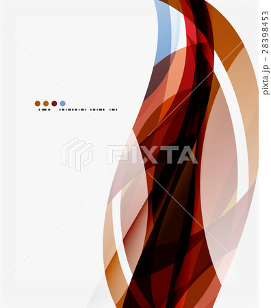Modern geometric wavy shapes on light Modern geometric wavy shapes on light 28398453