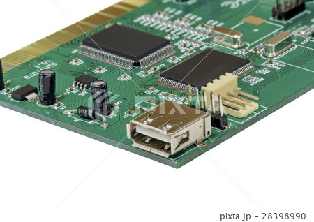 Electronic circuit board close up Electronic circuit board close up 28398990