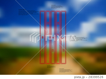 Illustration infographic template Illustration infographic template 28399526